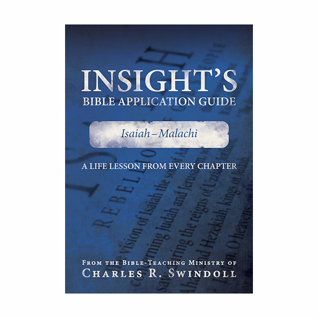 INSIGHT'S BIBLE APPLICATION GUIDE: Isaiah - Malachi, paperback book