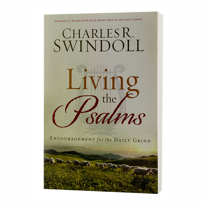LIVING THE PSALMS: Encouragement for the Daily Grind, paperback book