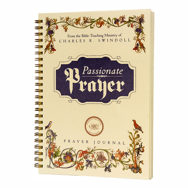 PASSIONATE PRAYER: A Prayer Journal, spiral-bound paperback book