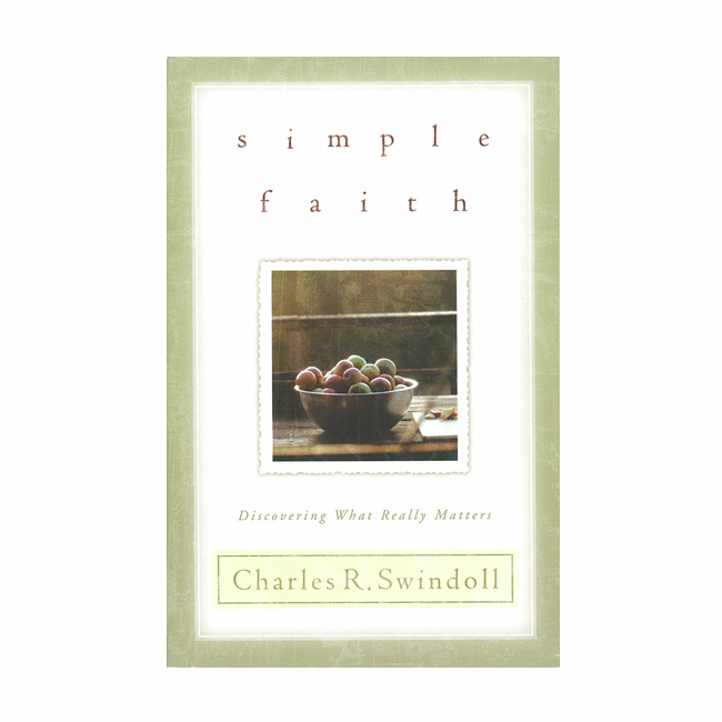 SIMPLE FAITH: Discovering What Really Matters, paperback book