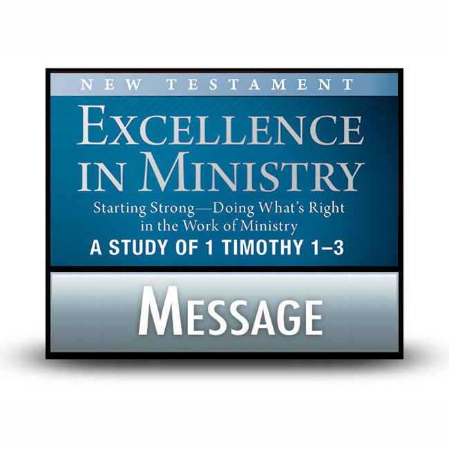 Excellence in Ministry: Starting Strong message